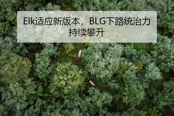 Elk适应新版本，BLG下路统治力持续攀升